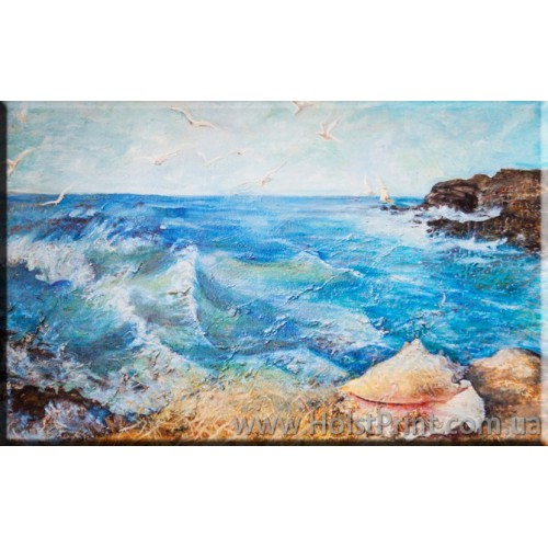 Картины море, Морской пейзаж, ART: MOR777166, , 168.00 грн., MOR777166, , Морской пейзаж картины